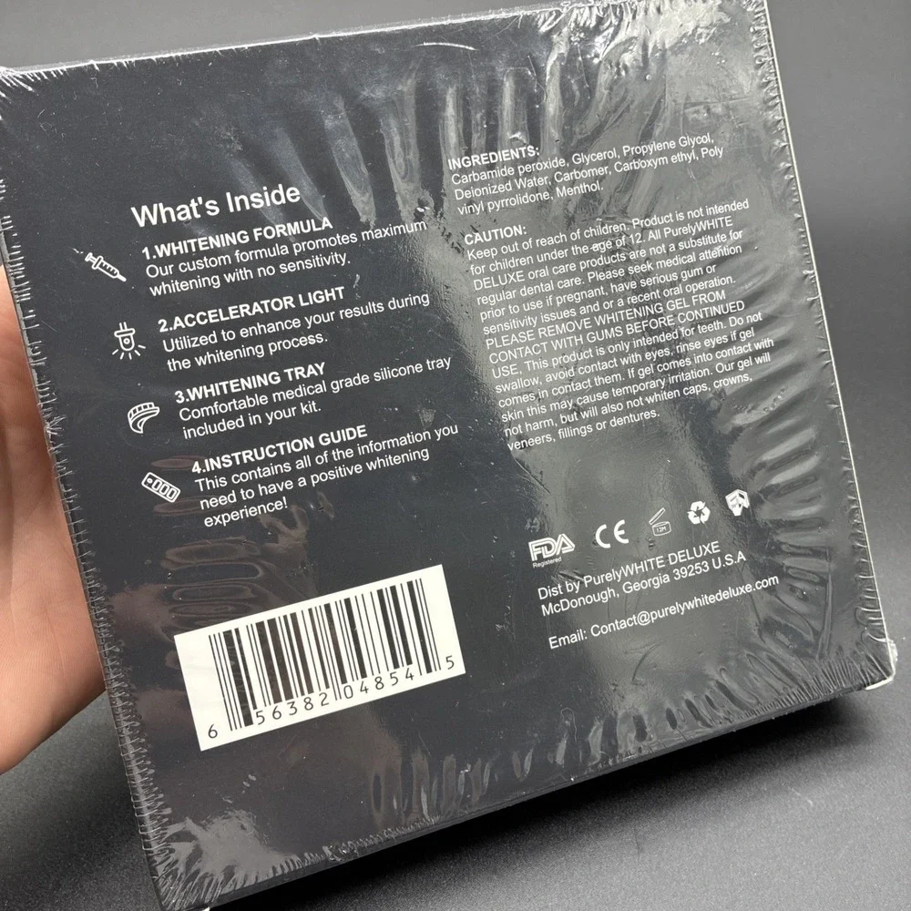 Purely White Deluxe Teeth Whitening Kit Premium Level +15 Treatments New Sealed